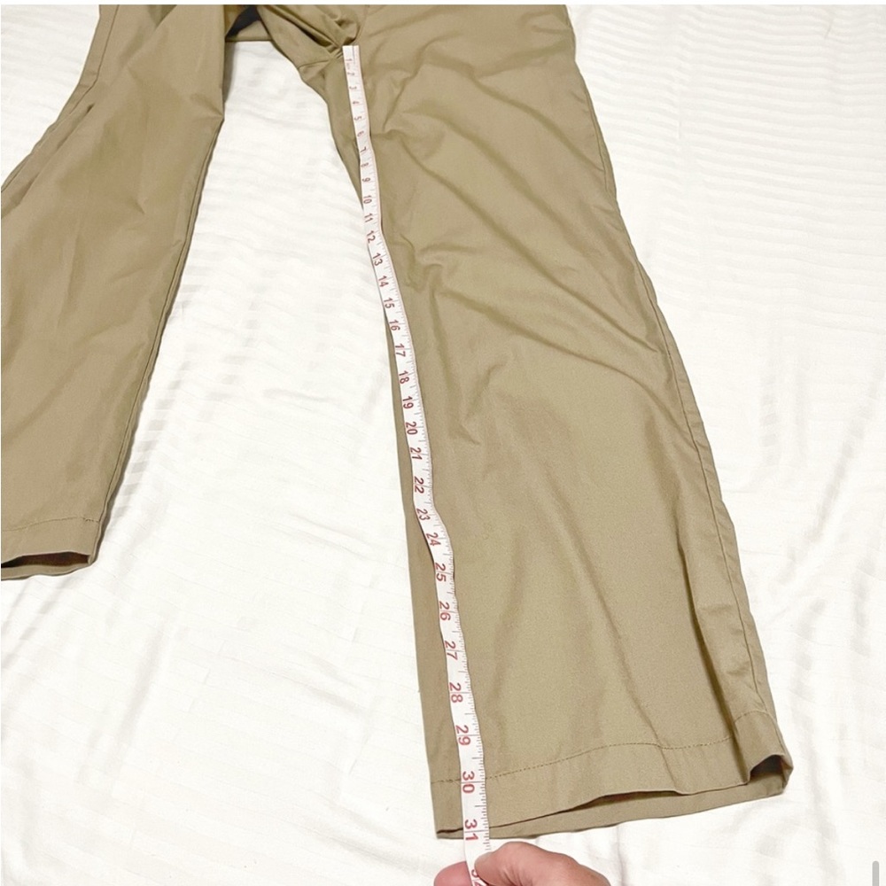 Aritzia Sunday Best Charlie Full Length Wide Leg Trouser Pant Khaki Tan size 00 - Picture 15 of 15